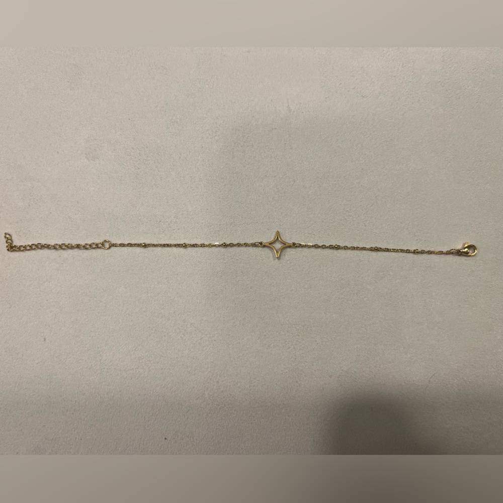 Gold Star Charm Bracelet
